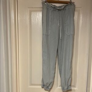 Cloth & Stone Women's Paperbag Joggers (mint green)